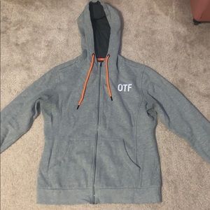 Orangetheory OTF Full Zip Hoodie Gray